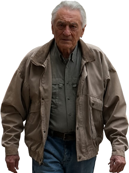 The Whisper Man Robert De Niro Cotton Jacket - Image 6